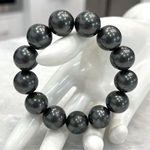 Tahitian Color Shell Pearl Stretch Bracelet